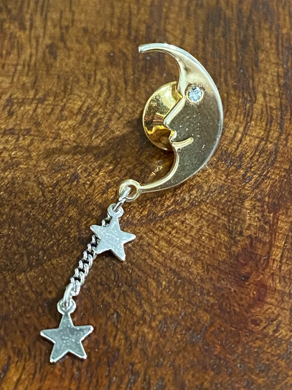 Vintage 1978 Avon "Man in the Moon" Lapel Pin